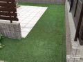 ローメンテナンスな人工芝のお庭リフォーム工事