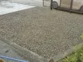 砂利を敷いた予備駐車スペース