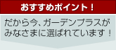 �������߃|�C���g�I�����獡�I�K�[�f���v���X���I�΂�Ă��܂��B