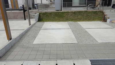 駐車場施工前 駐車場施工前