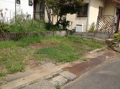 駐車場施工前