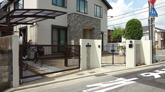 やさしい印象の外構です。 やさしい印象の外構です。
