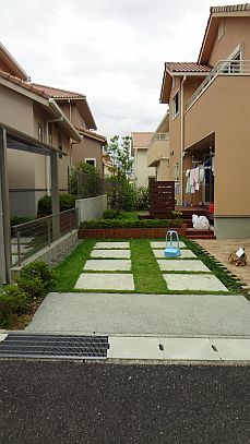 カーポート施工前。 カーポート施工前。