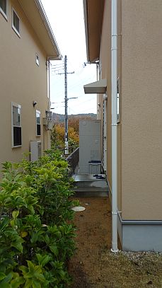 テラス屋根施工前。 テラス屋根施工前。