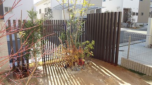 建物側から。 建物側から。
