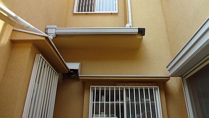テラス屋根施工前。 テラス屋根施工前。