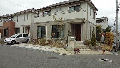 外構リフォーム工事施工前。 外構リフォーム工事施工前。
