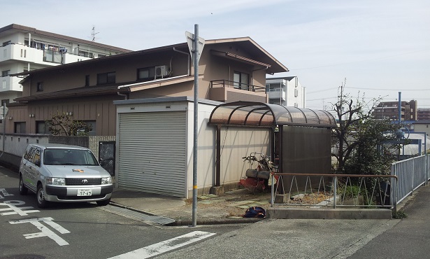 イナバ物置 ガレーディア施工前 兵庫県 イナバ物置 ガレーディア施工前 兵庫県