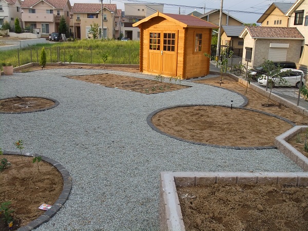 菜園スペース造作工事　神戸市　施工後