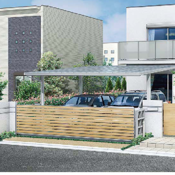 ゲートでしっかり侵入対策 かんたん庭レシピ