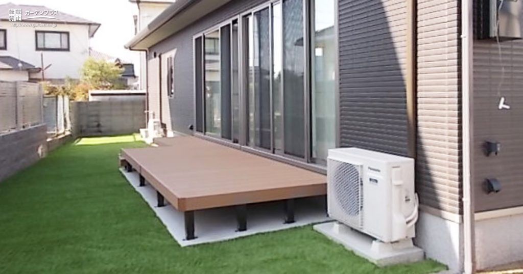 緑の映えるお手入れいらずの外構工事 かんたん庭レシピ