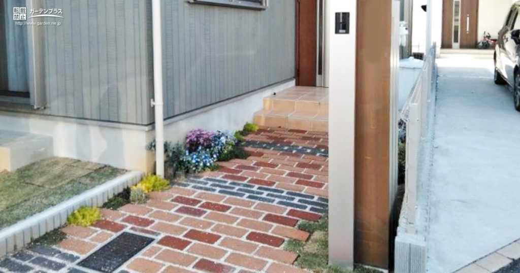 リズミカルで軽やかな外構リフォーム かんたん庭レシピ