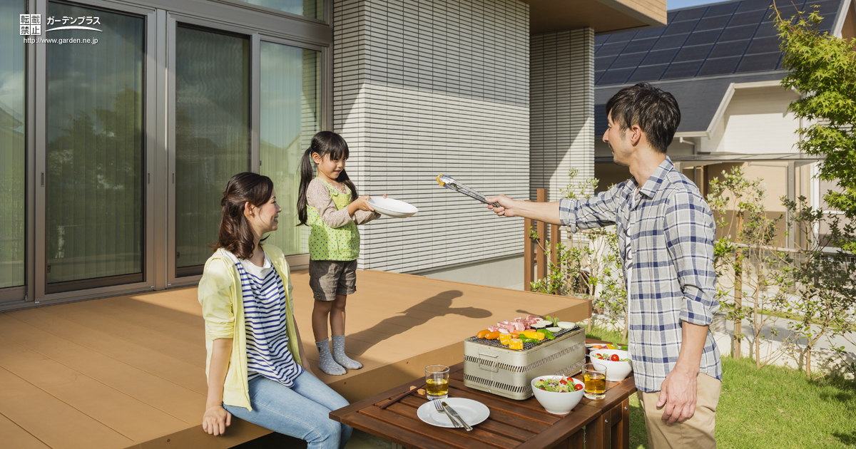 花火やバーベキューで夏を楽しむお庭づくり かんたん庭レシピ 花火やバーベキューで夏を楽しむお庭づくり かんたん庭レシピ