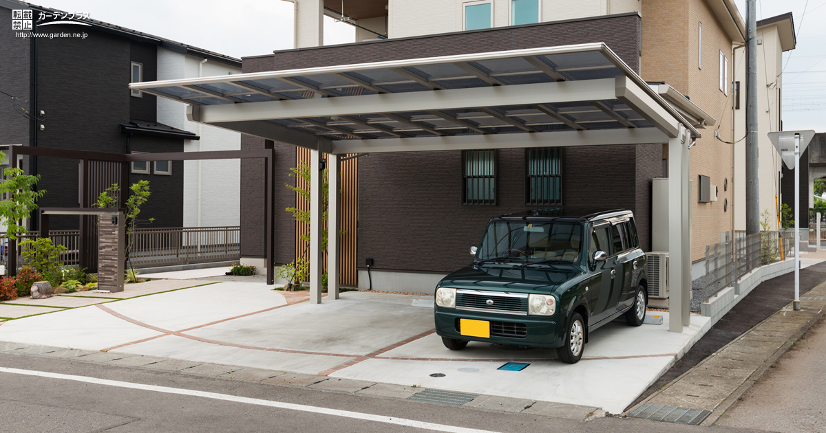 使いやすい自宅の駐車スペース かんたん庭レシピ