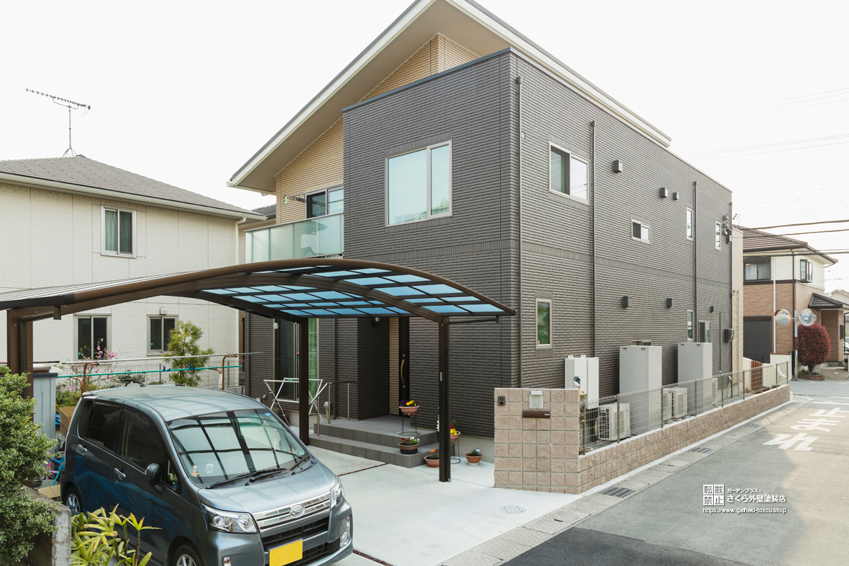外構工事と合わせて検討したい外壁塗装の検討時期や工事内容 かんたん庭レシピ