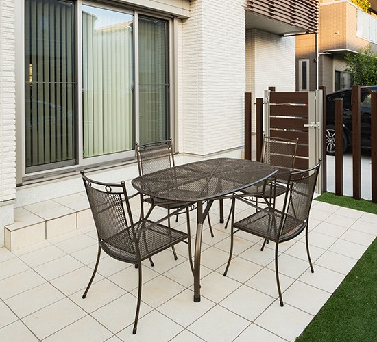 【相模原店】エレガントで寛ぎの時間を過ごせるタイルテラス