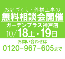 お庭の相談会開催！