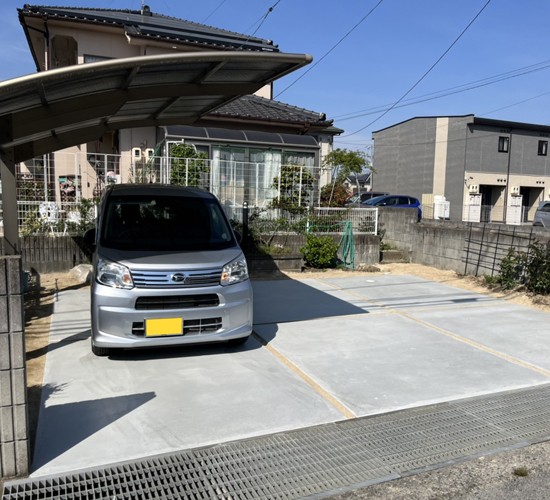 土間コンクリートを打設して梅雨に備えよう！