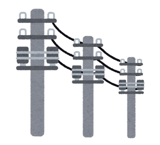 敷地に電柱あり