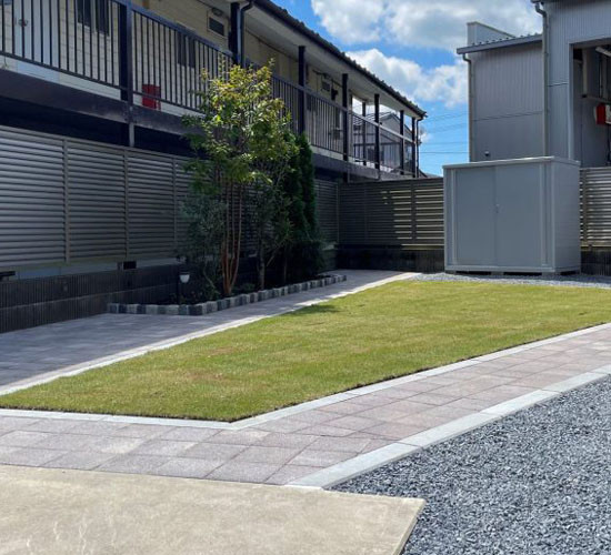 【那須塩原店】お手入れが簡単になる天然芝のお庭リフォーム工事