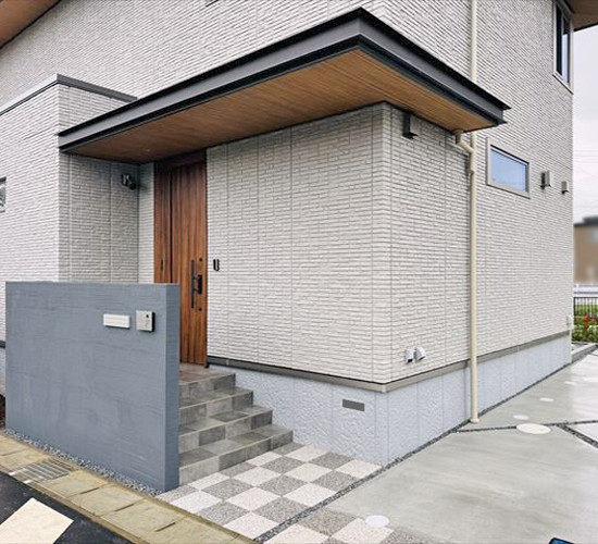 シンプルな中にセンスが光るモダンな新築外構工事