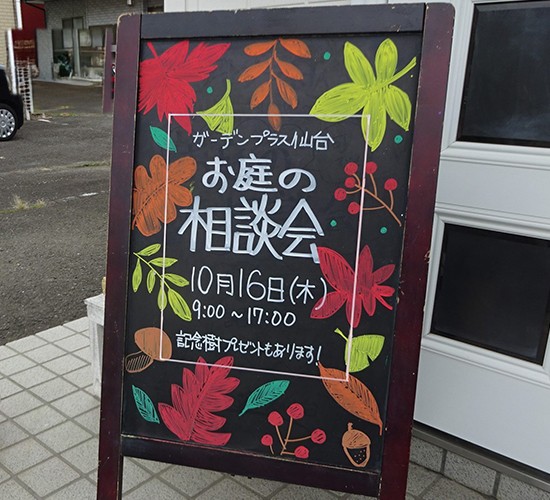 秋のお庭の無料相談会、実施中です！