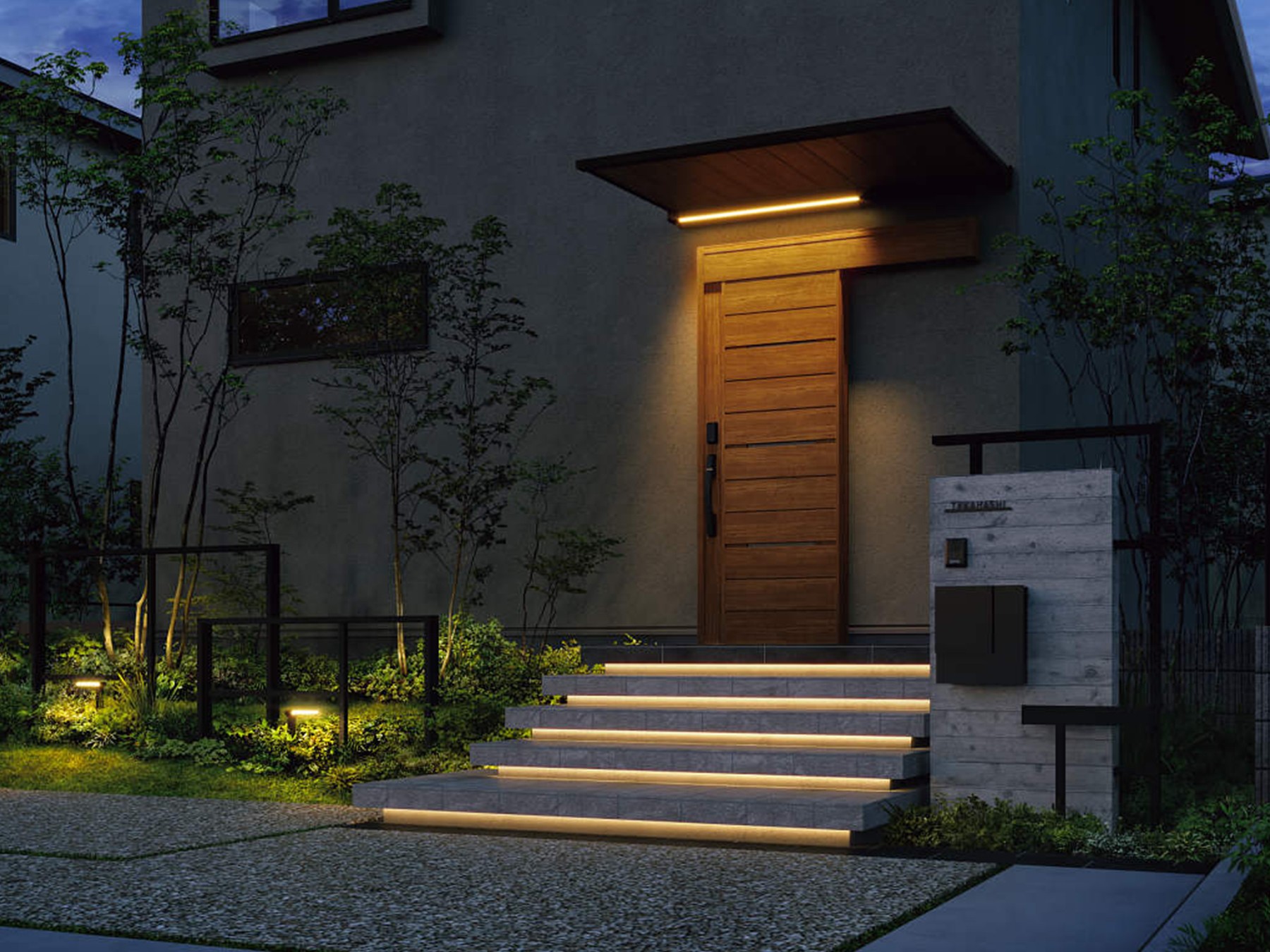 外構のライトには「12V」と「100V」の2種類がある