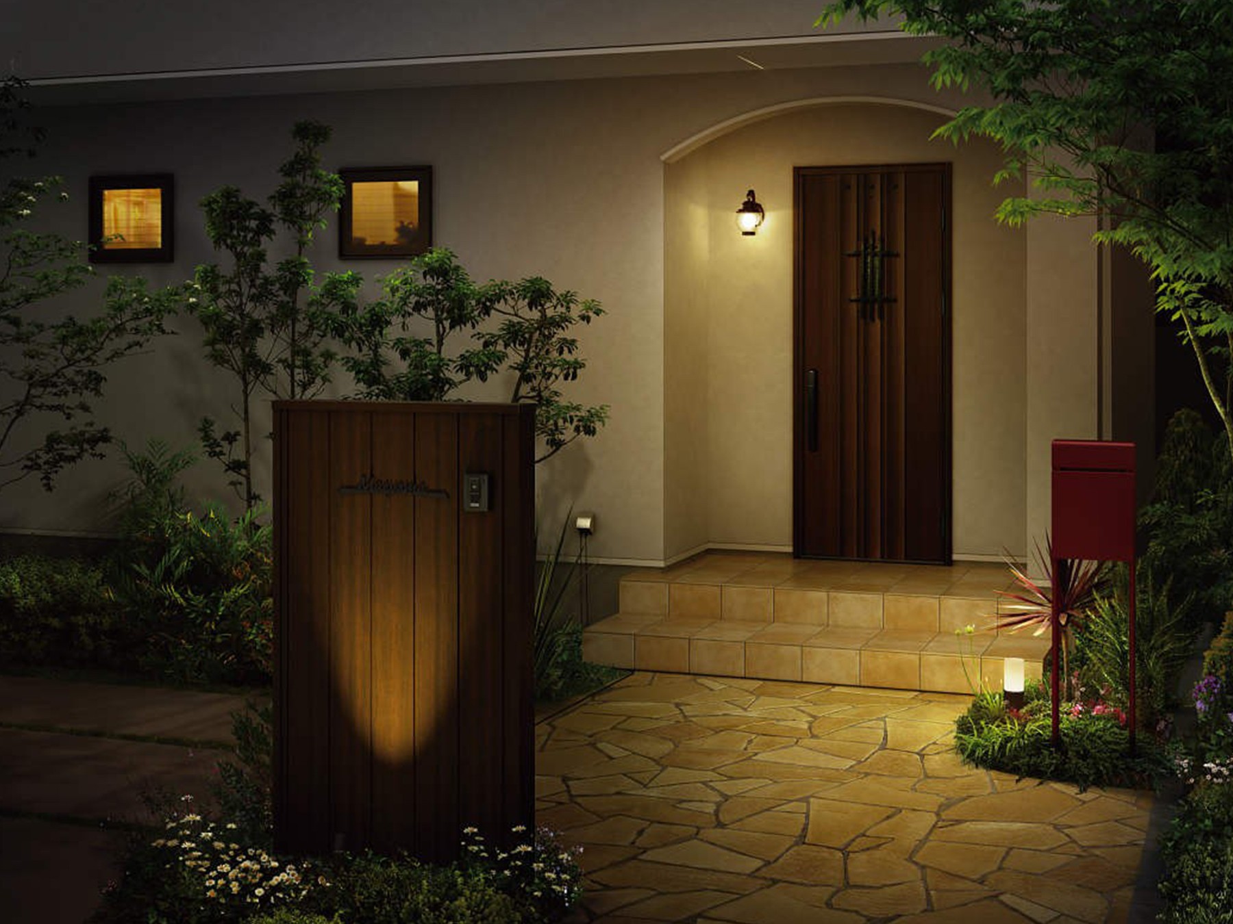 外構ライトアップのコツ3つ