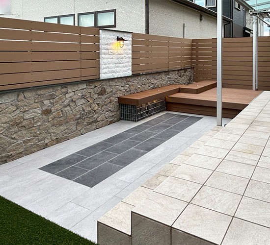 ご自宅のお庭をモダン×リゾート風に演出！リメイクしたブロック塀がポイントとなった施工例のご紹介