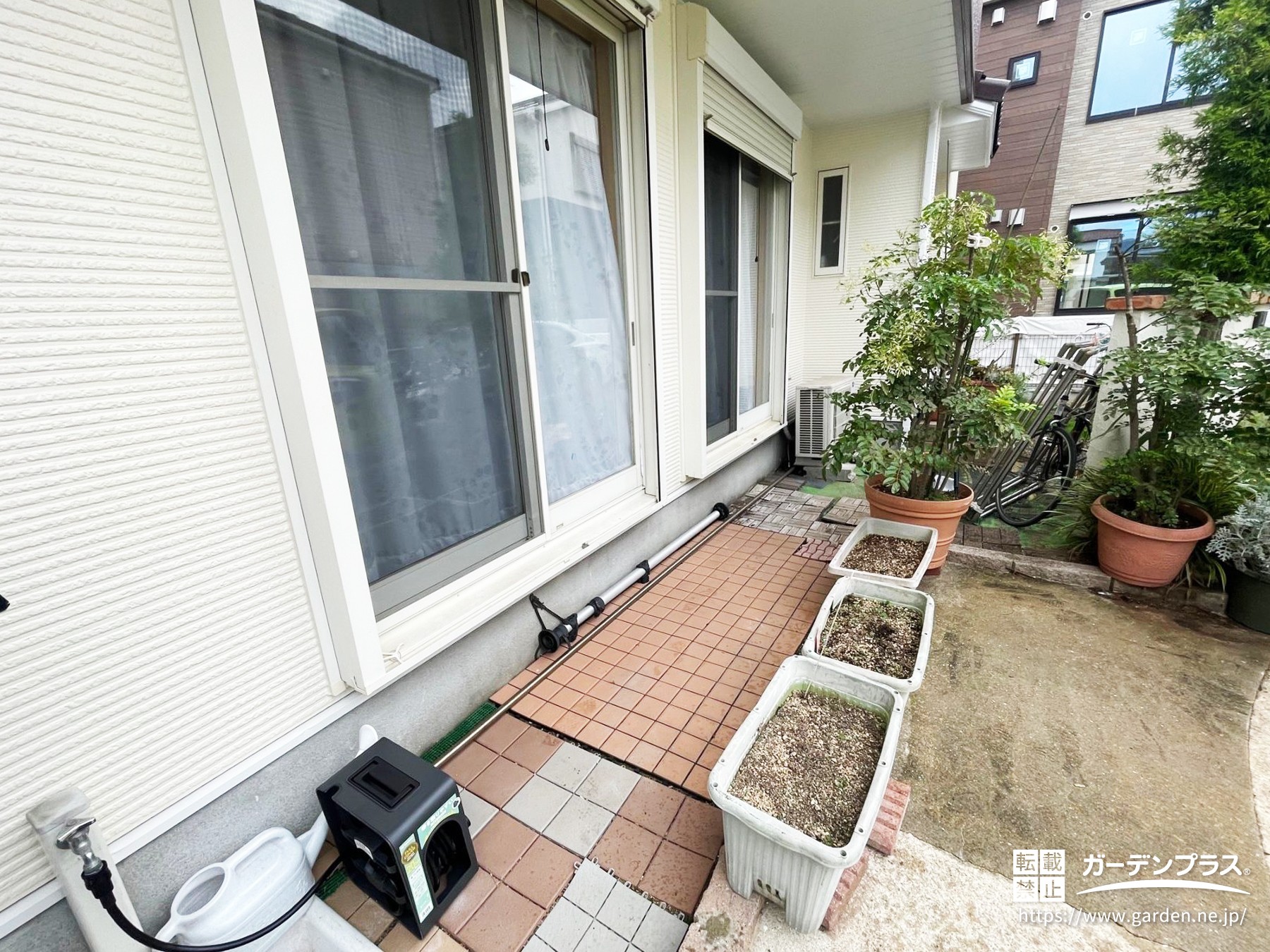 【施工前】掃き出し窓前の様子