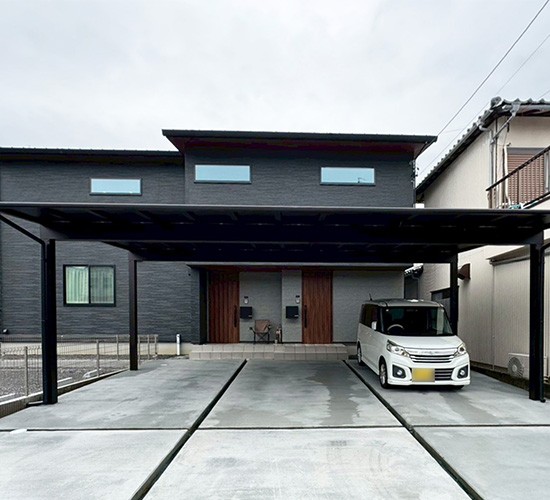 ブラックで統一されたシンプルモダンな施工例のご紹介