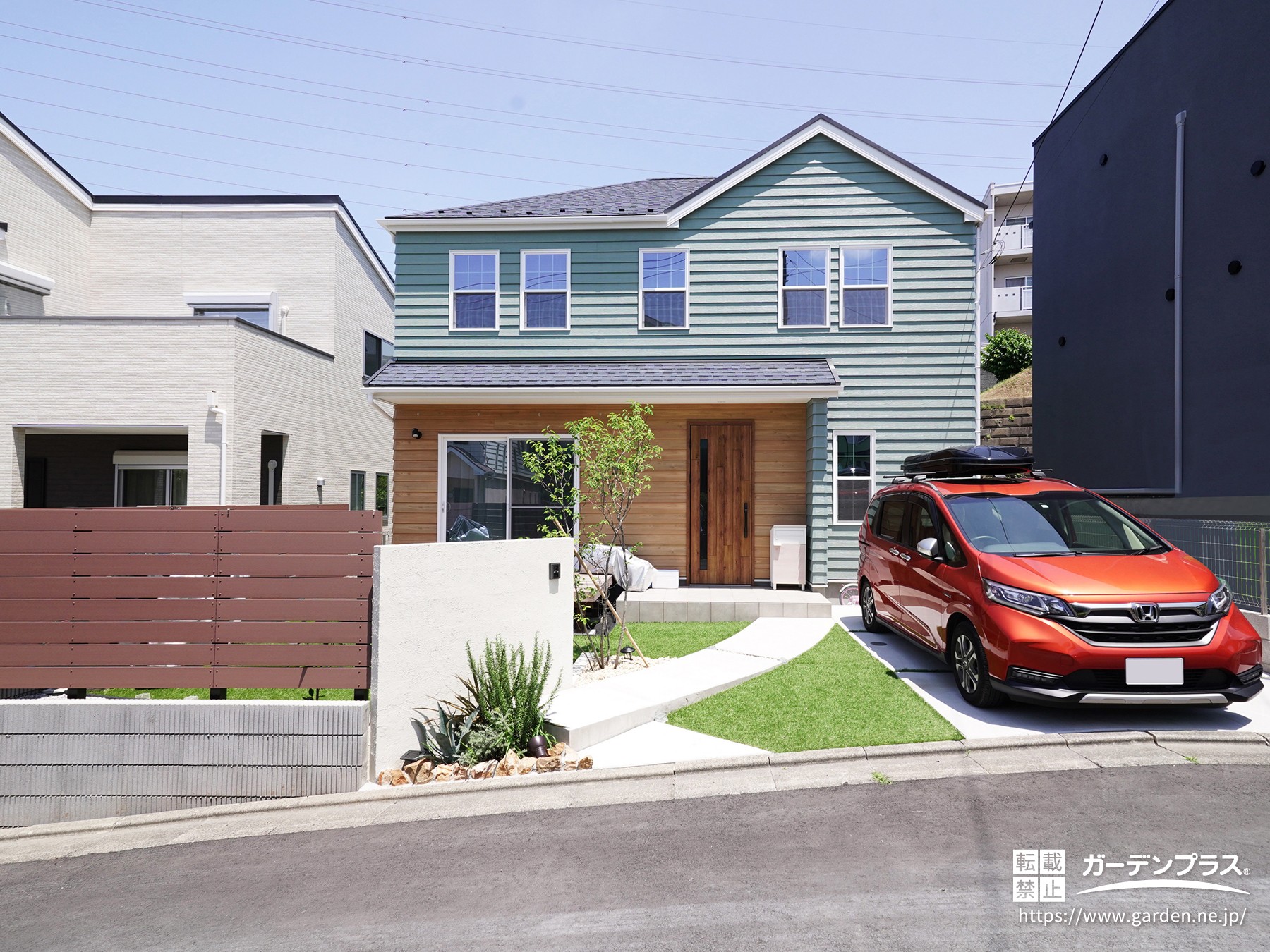 アメリカンスタイルの外構デザイン