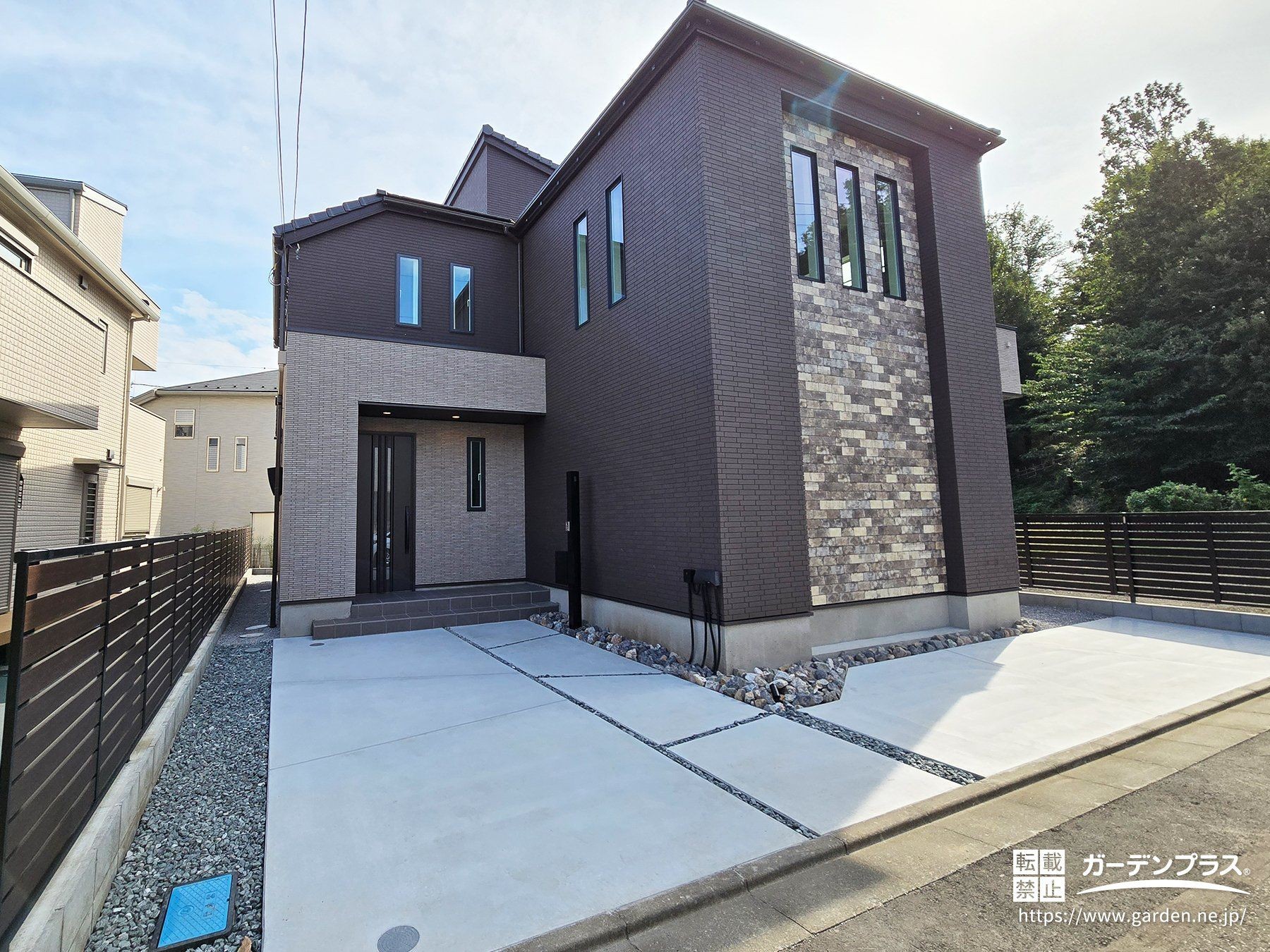 オープンデザインの新築外構