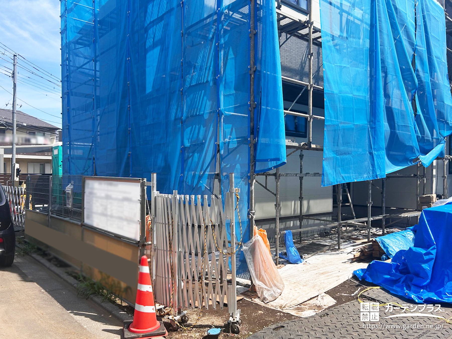 新築工事の様子