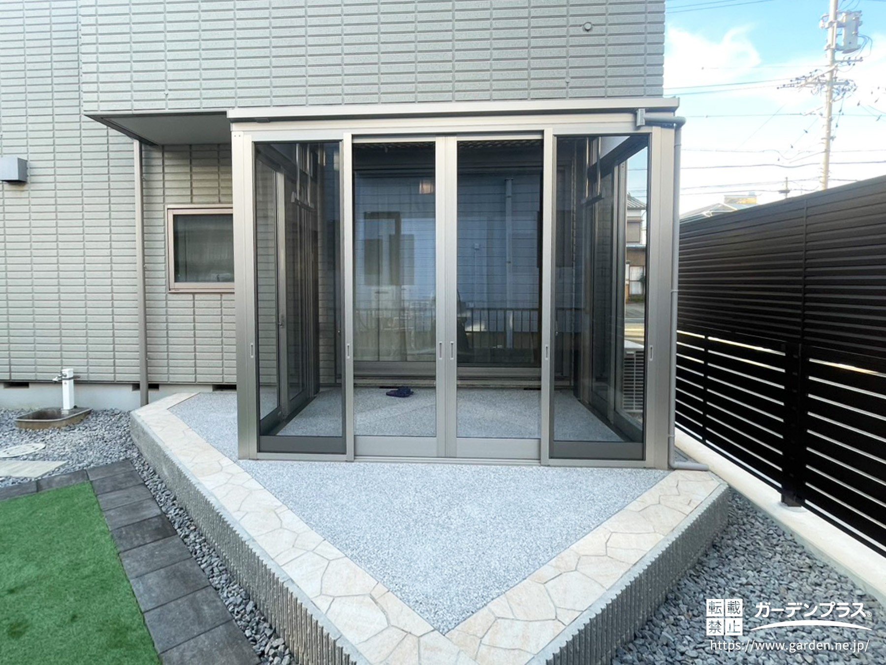 家事空間として役立つテラス囲い