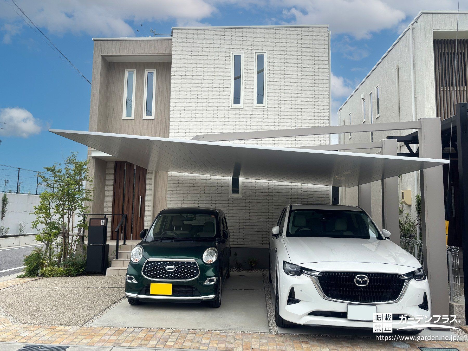 スタイリッシュなカーポート