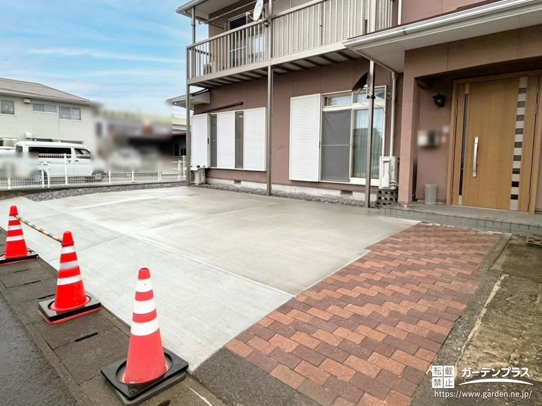 広々とした空間で気持ちの良い駐車スペース