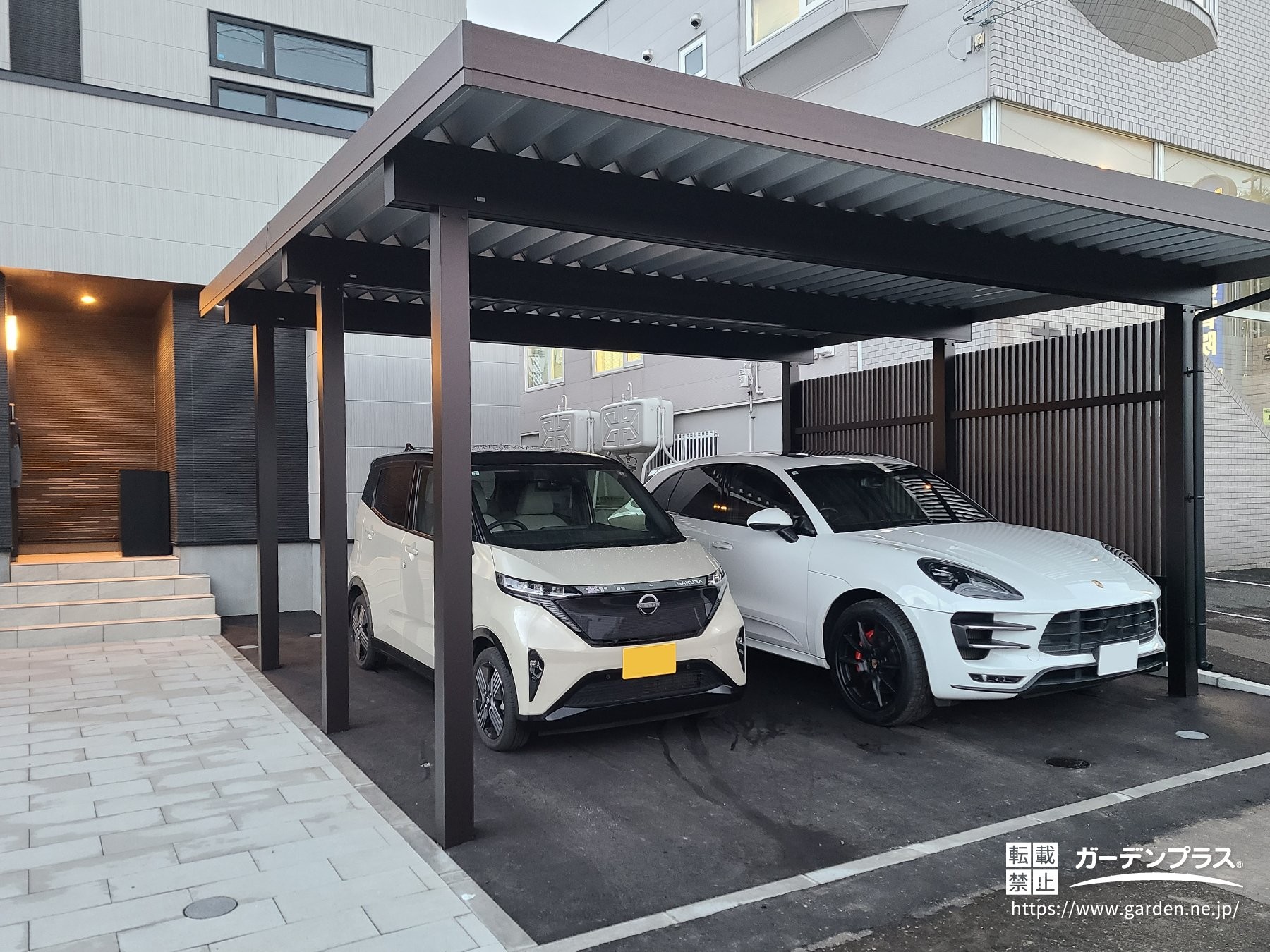 スクリーンパネルを組み合わせたジーポートPro