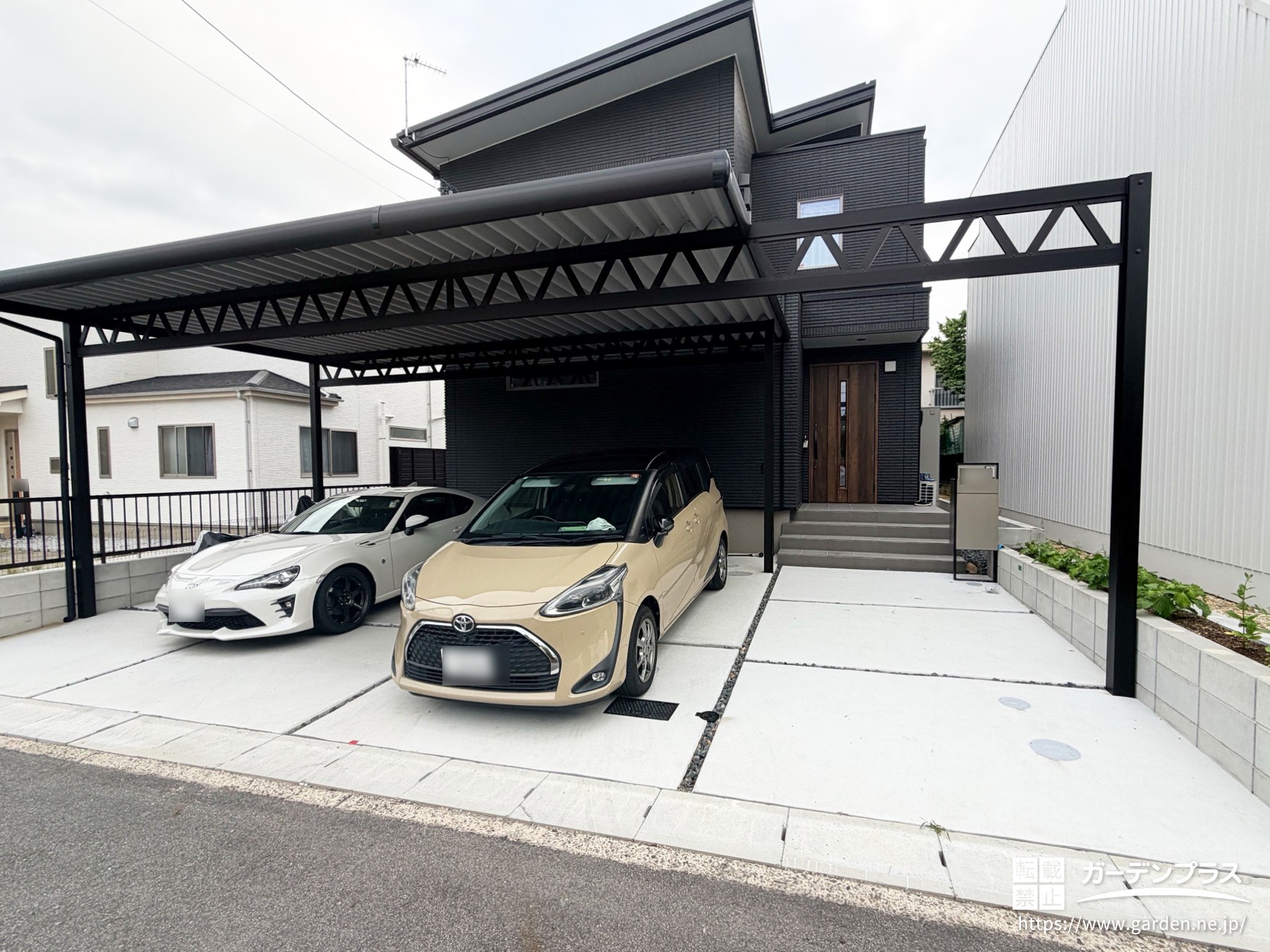 梁延長カーポート