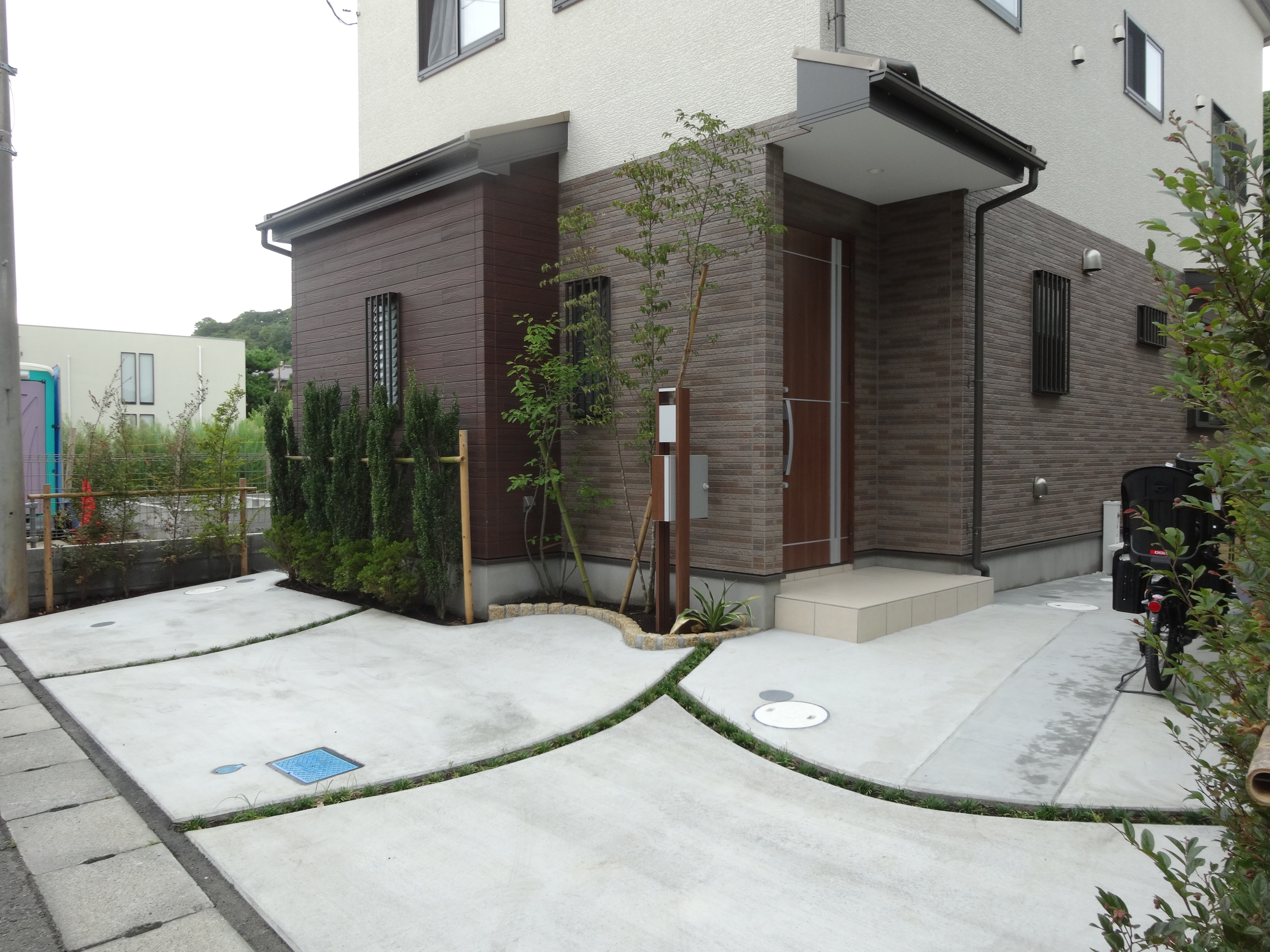 舗装いろいろ かんたん庭レシピ