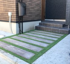 【相模原店】無料相談会のお知らせ＆コンクリート枕木と人工芝で温かみのある外構デザイン