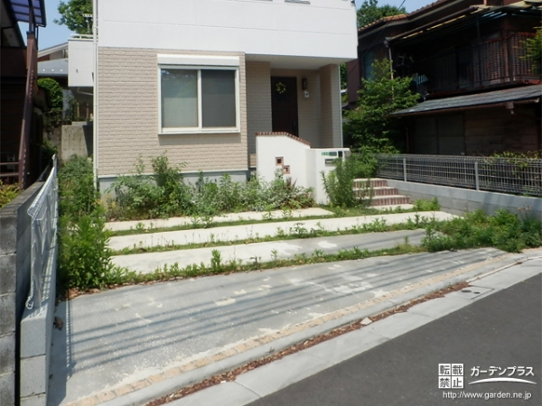 カーゲート施工前の様子