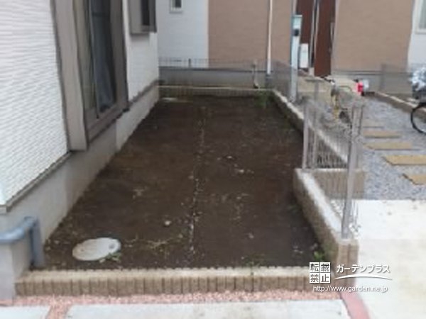 人工芝設置前の様子