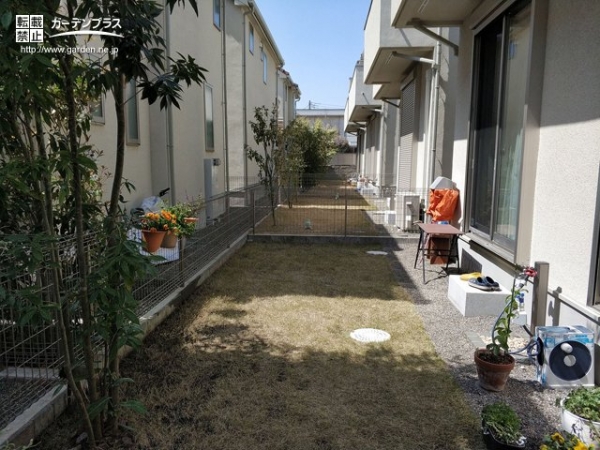 芝生のお庭