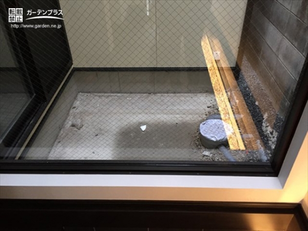 坪庭設置前の空間