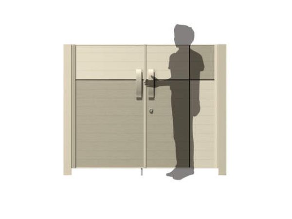 操作しやすい錠前位置