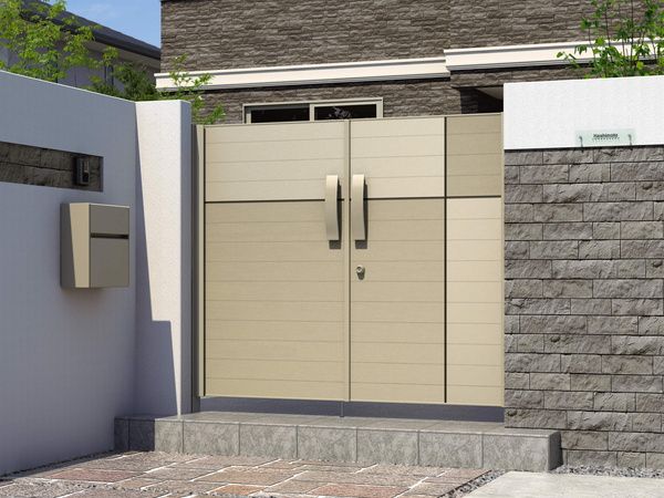 線と面の重なりが洗練されたアクセントを生み出すデザイン