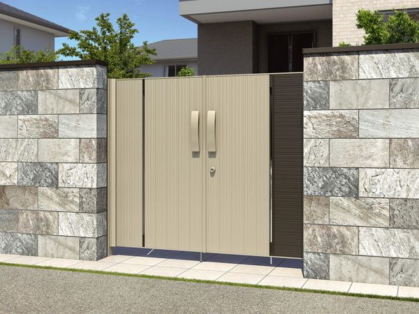 シャープな直線ラインが印象を際立たせるデザイン