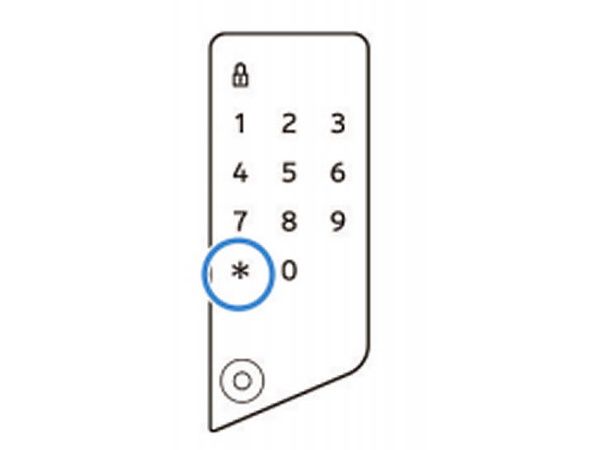 *を押したあと、登録したい一回限定暗証番号を入力→*を押すを繰り返す