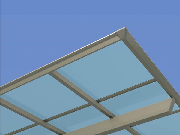 熱線遮断ポリカーボネート板(かすみ調)